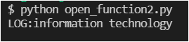 Executing open_function2.py 